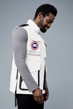 Chamarras Canada Goose Hombre Outlet - The Journey Chalecos Blancos ZX7410865